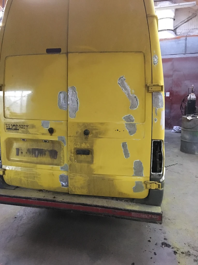 Ford Transit — Panel repair & full respray