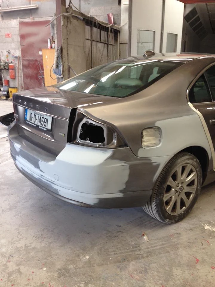 Volvo S80 — Panel reshaping, filling & respray