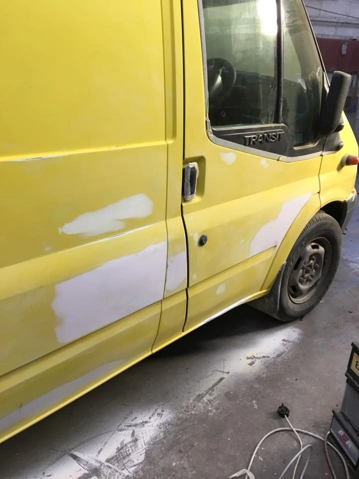 Ford Transit — Panel repair & full respray