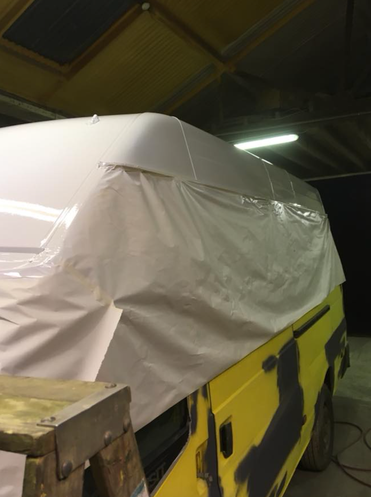 Ford Transit — Panel repair & full respray