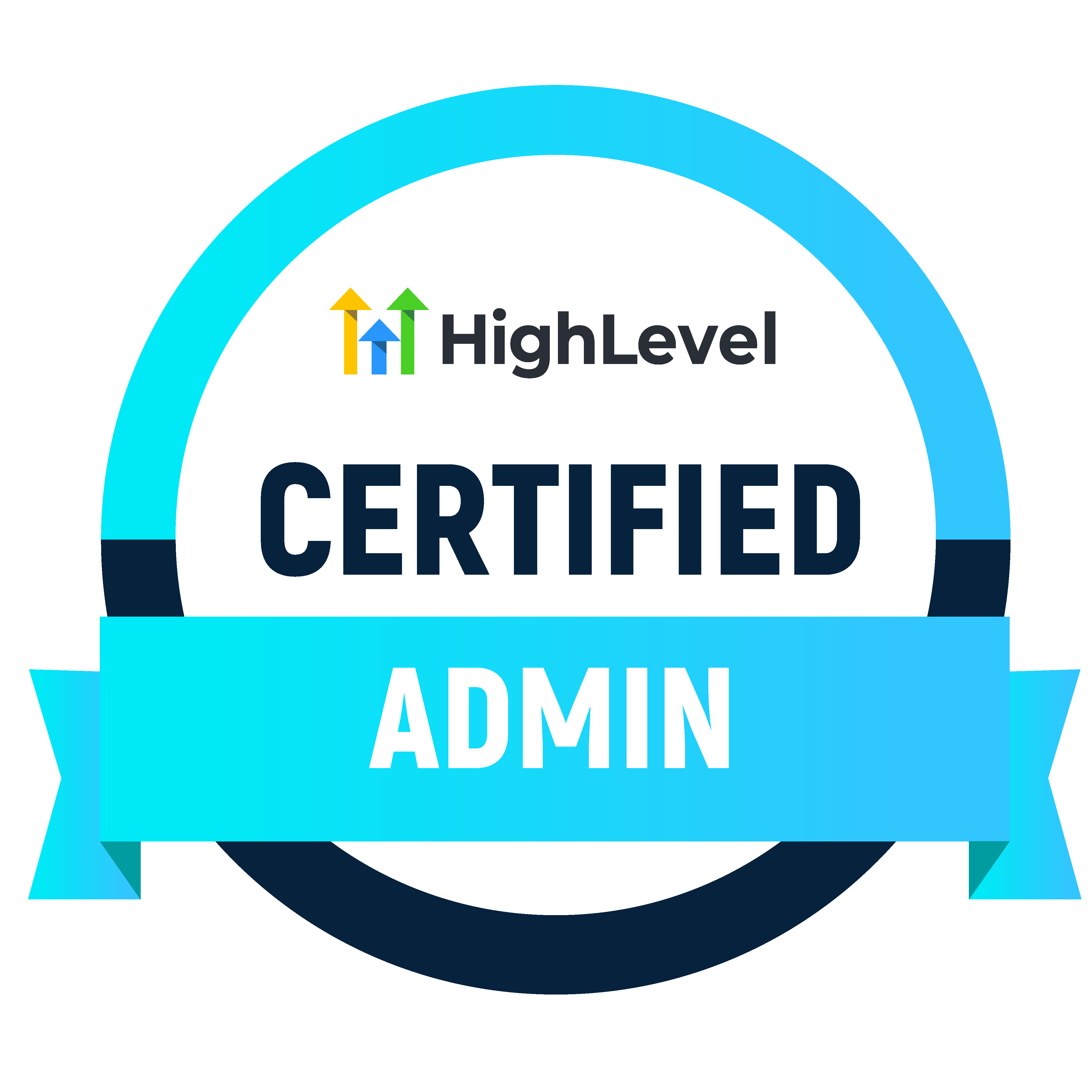 HighLevel Certified Admin badge