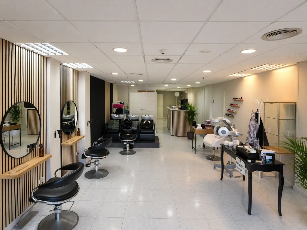 Interior of Portofino Hair & Beauty salon