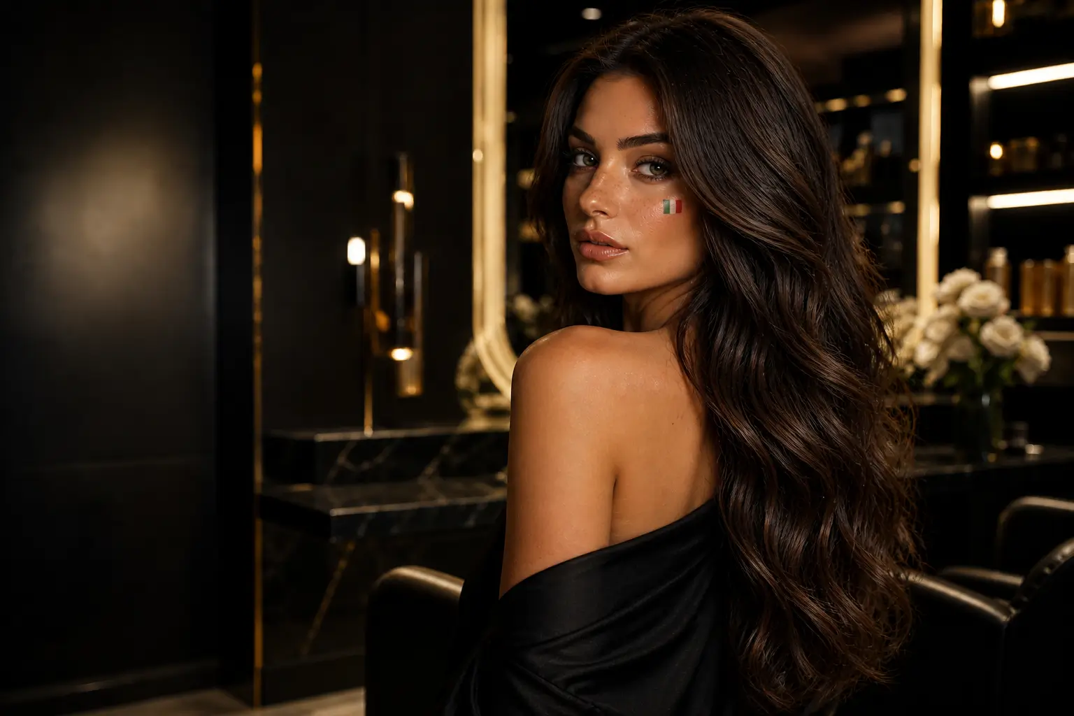 Modella con capelli perfetti – Portofino Hair & Beauty Gran Canaria
