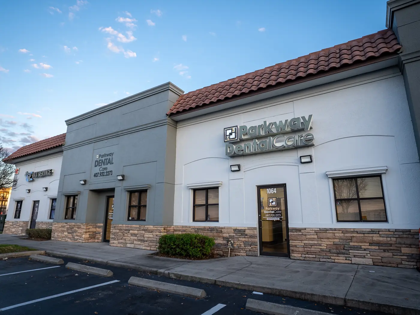 Parkway Dental Care building at 1064 E Osceola Parkway, Kissimmee