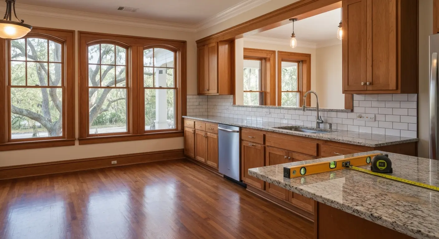 Kitchen renovation in historic Davis Island home