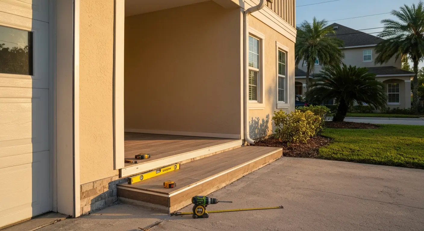 No-step entry renovation
