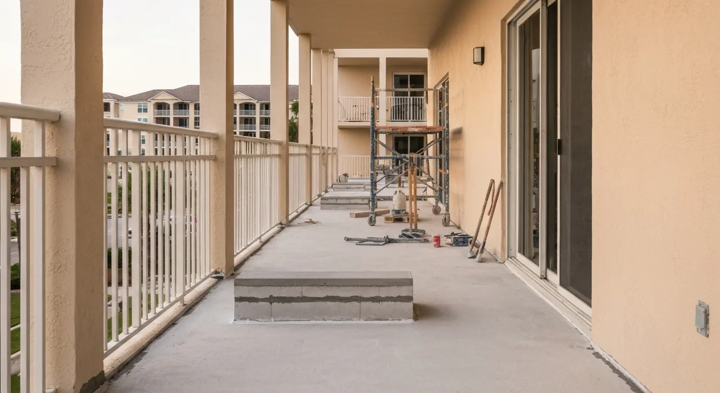 Condo structural repair
