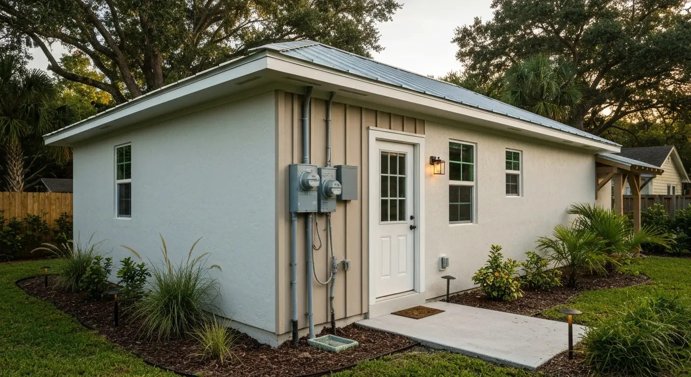 Detached backyard in-law suite in Tampa