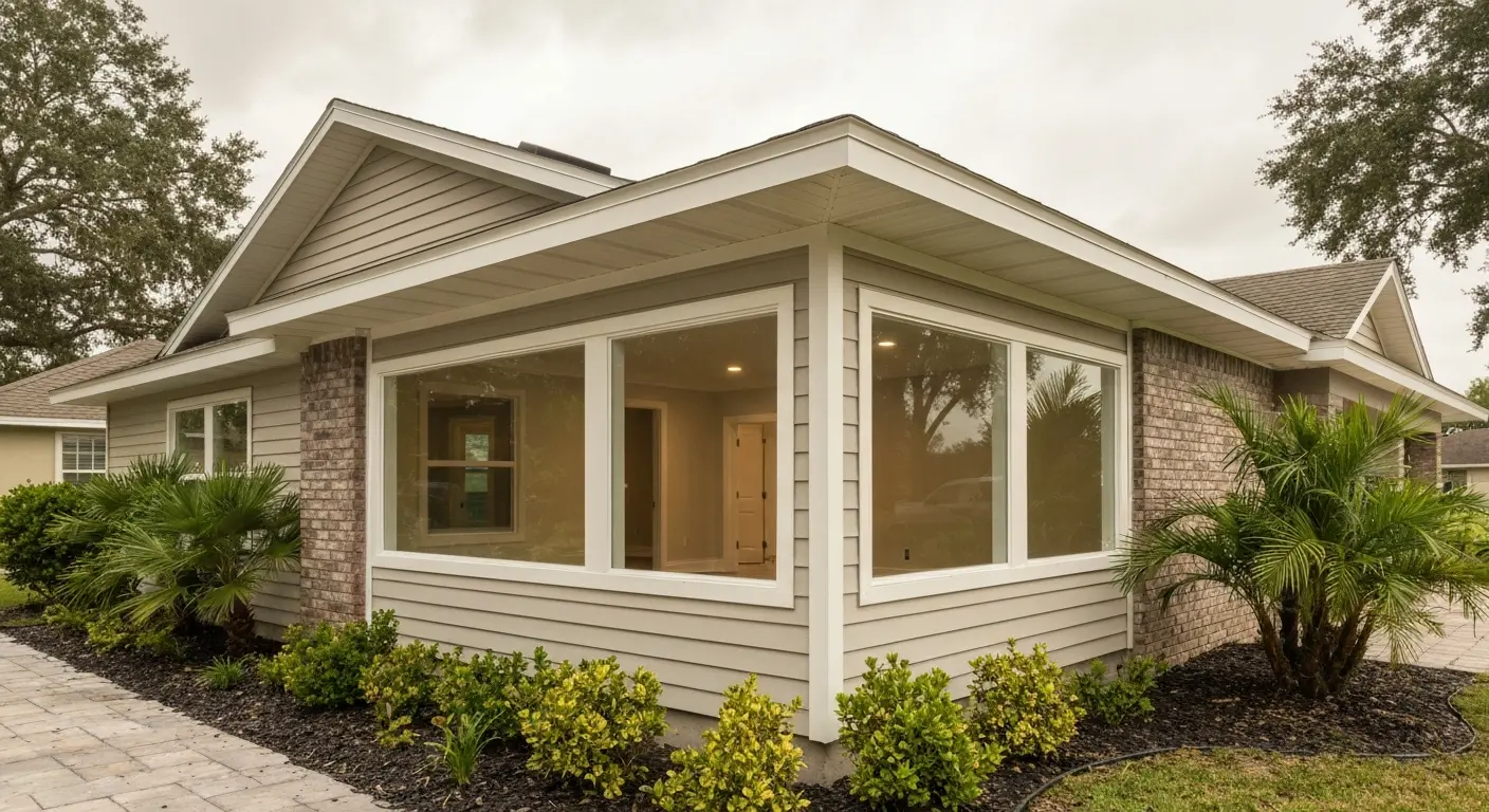 Home addition in Lutz