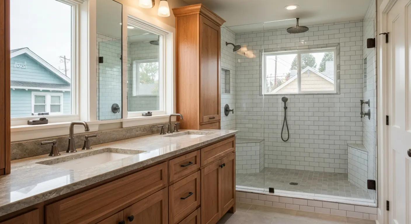 Luxury bathroom remodel
