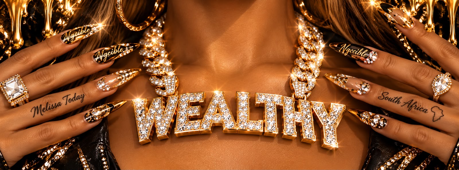 WEALTHY, Melissa Today official single banner