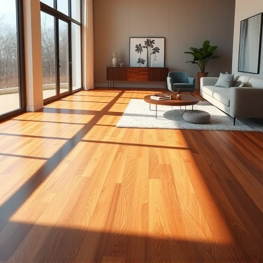 Beautifully polished hardwood floor in a modern Liberty Hill TX interior highlighting craftsmanship and design.