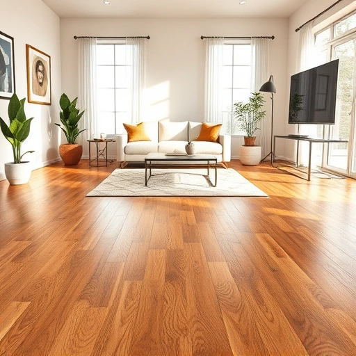 Stylish living space in Round Rock featuring polished hardwood flooring and contemporary furniture with natural light.