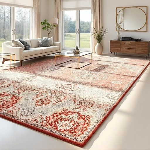 Completed carpet installation in Lakeway TX featuring plush texture, vibrant colors, and elegant minimalist decor.