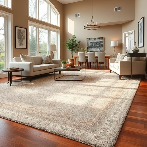 Completed carpet installation in a stylish West Lake Hills living room featuring rich textures and elegant decor.