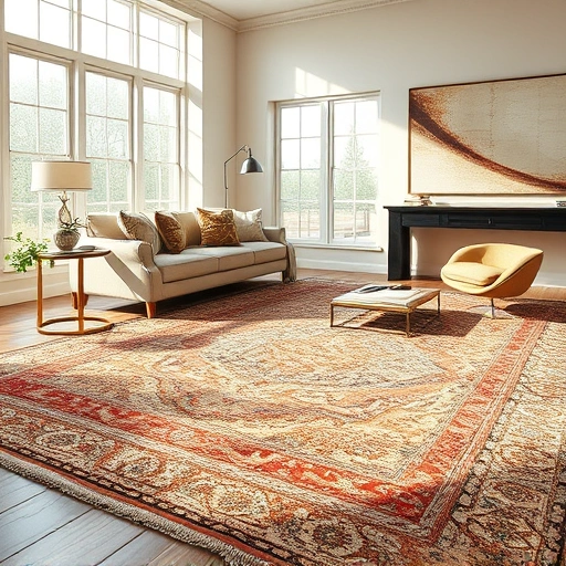 Completed carpet in Del Valle TX displayed in a stylish living room with natural light and tasteful decor.