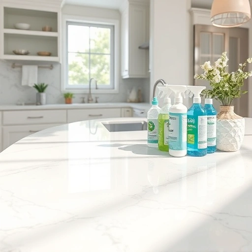 Pristine kitchen and bathroom after grout cleaning and sealing with glossy tiles and eco-friendly supplies.