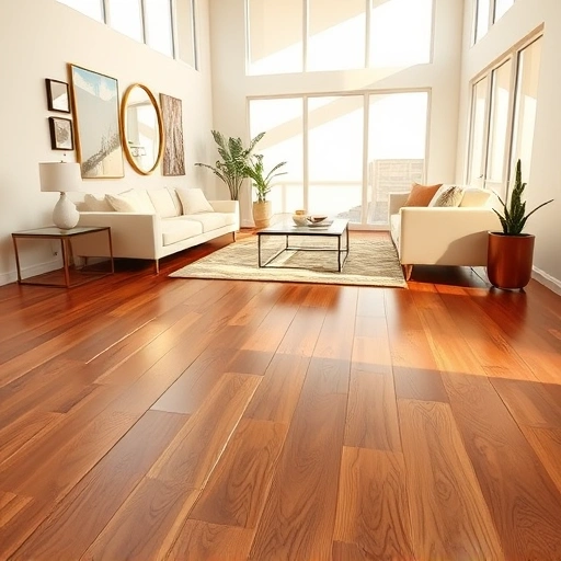 Spacious living room in Leander TX with gleaming hardwood floors, elegant decor, and natural light enhancing the ambiance.