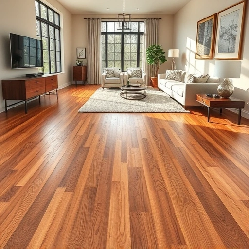 Beautiful hardwood flooring installation in a stylish West Lake Hills room with elegant decor and natural light.