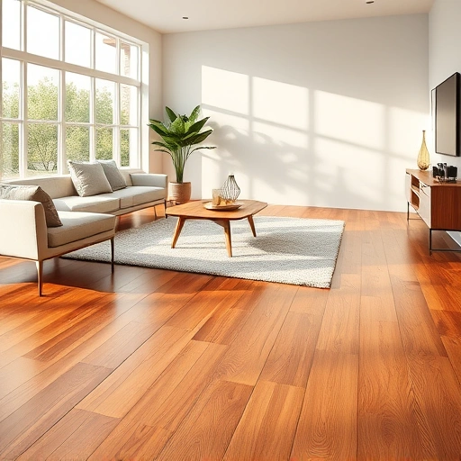 Beautiful hardwood flooring installation in Lago Vista, featuring warm tones and elegant decor that enhances the space.