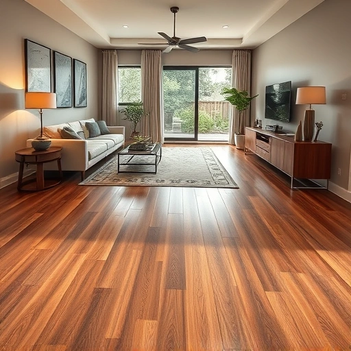 Flooring installation in Georgetown TX showcasing rich hardwood and elegant tile patterns in a modern, inviting space.