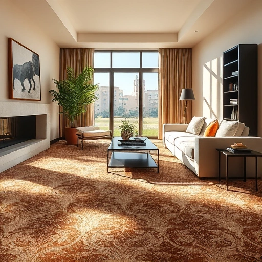 Luxurious living room in Bee Cave TX featuring elegant carpet, modern furnishings, and natural light enhancing textures.
