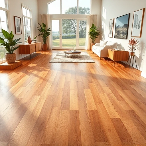 Spacious sunlit living room in Florence TX with elegant hardwood floors and contemporary decor enhancing the inviting atmosphere