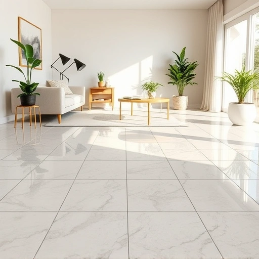 Completed Loose Tile Repair in Round Rock showcasing a pristine tiled floor with seamless joints and vibrant colors.