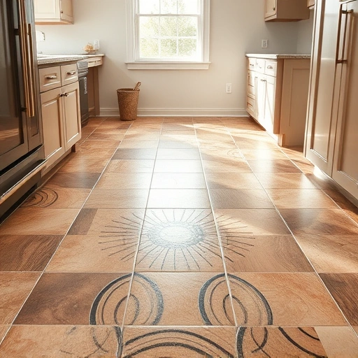 Perfectly completed Loose Tile Repair in Round Rock with rich earth tones in a modern kitchen or bathroom.