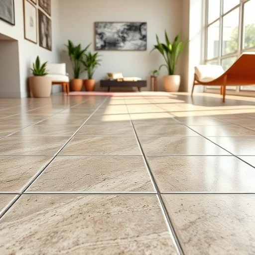 Close-up of polished tile repair in Round Rock with rich textures and clean grout in a modern interior setting.