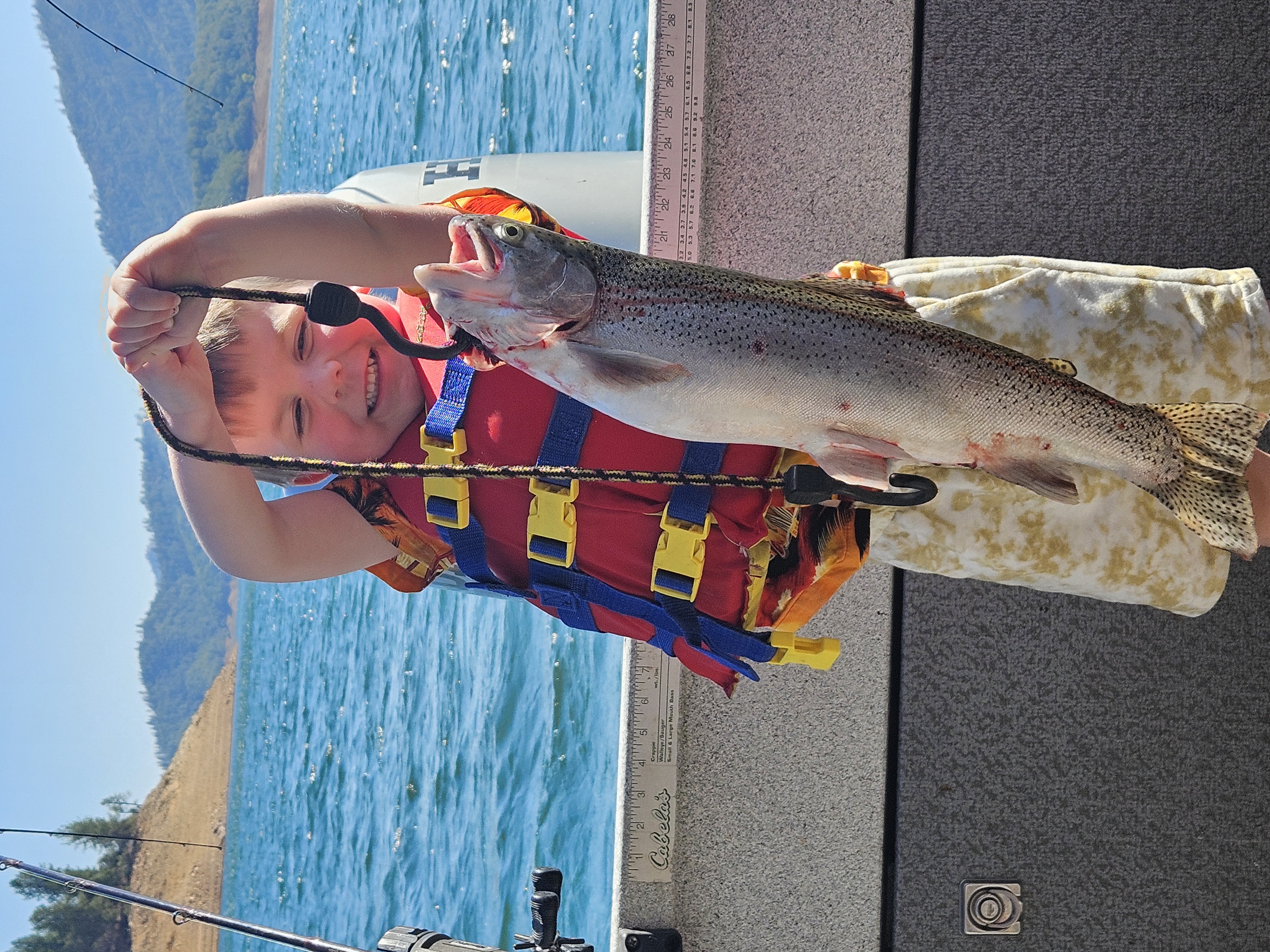 Fishing on the lake