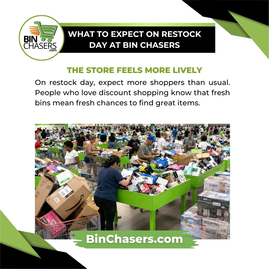 What to Expect on Restock Day at Bin Chasers 01