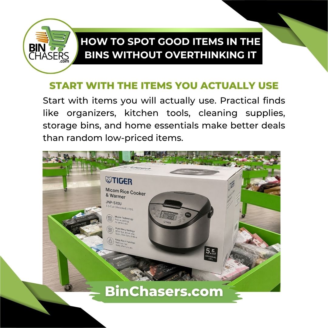 How to Spot Good Items in the Bins 01