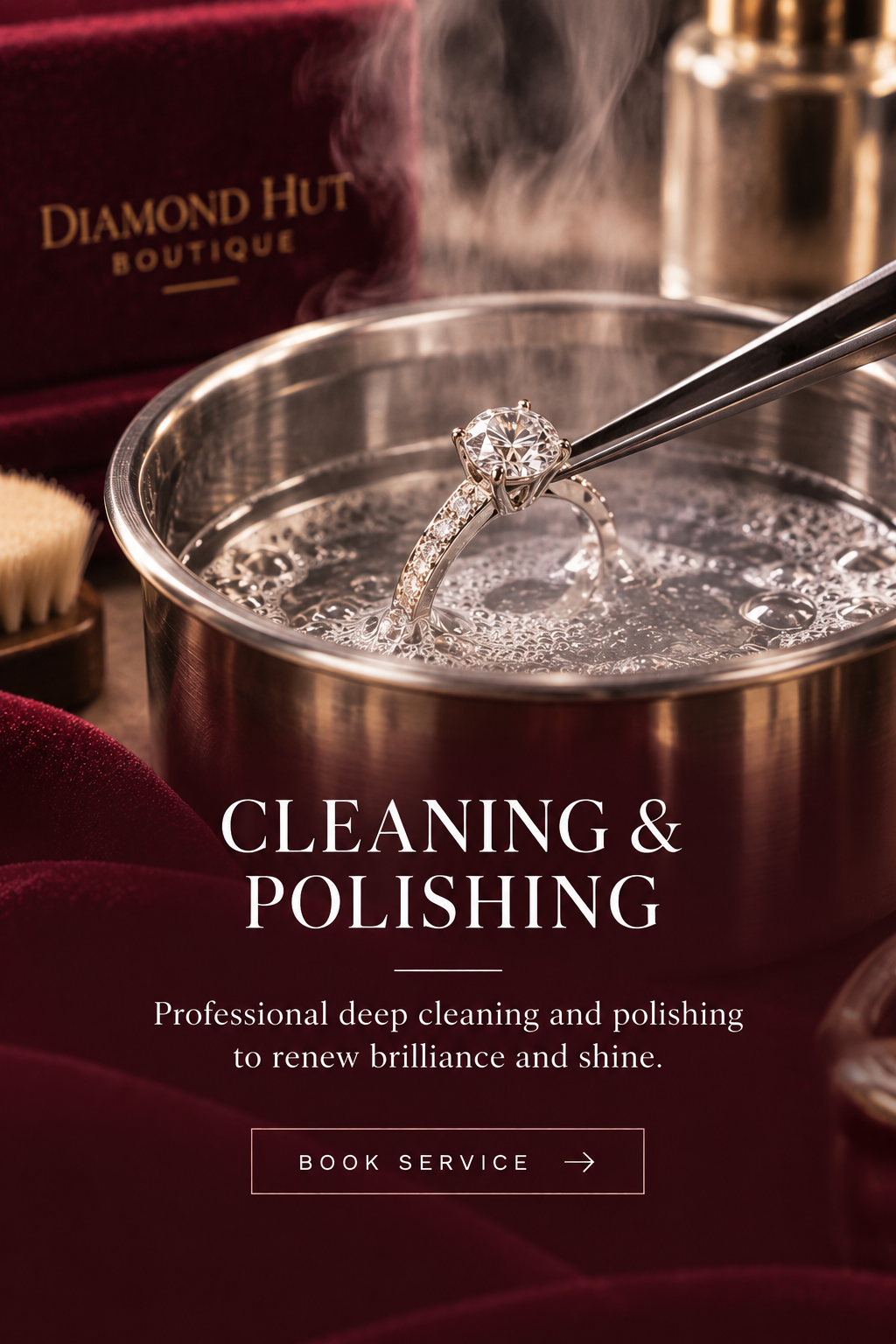 Diamond Hut Boutique Cleaning and Polishing