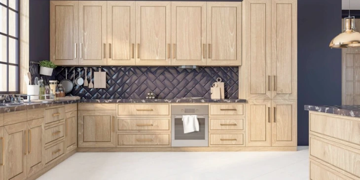 A kitchen with too much space in the centre, movement will take too much time away from cooking A kitchen with too much space in the centre, movement will take too much time away from cooking