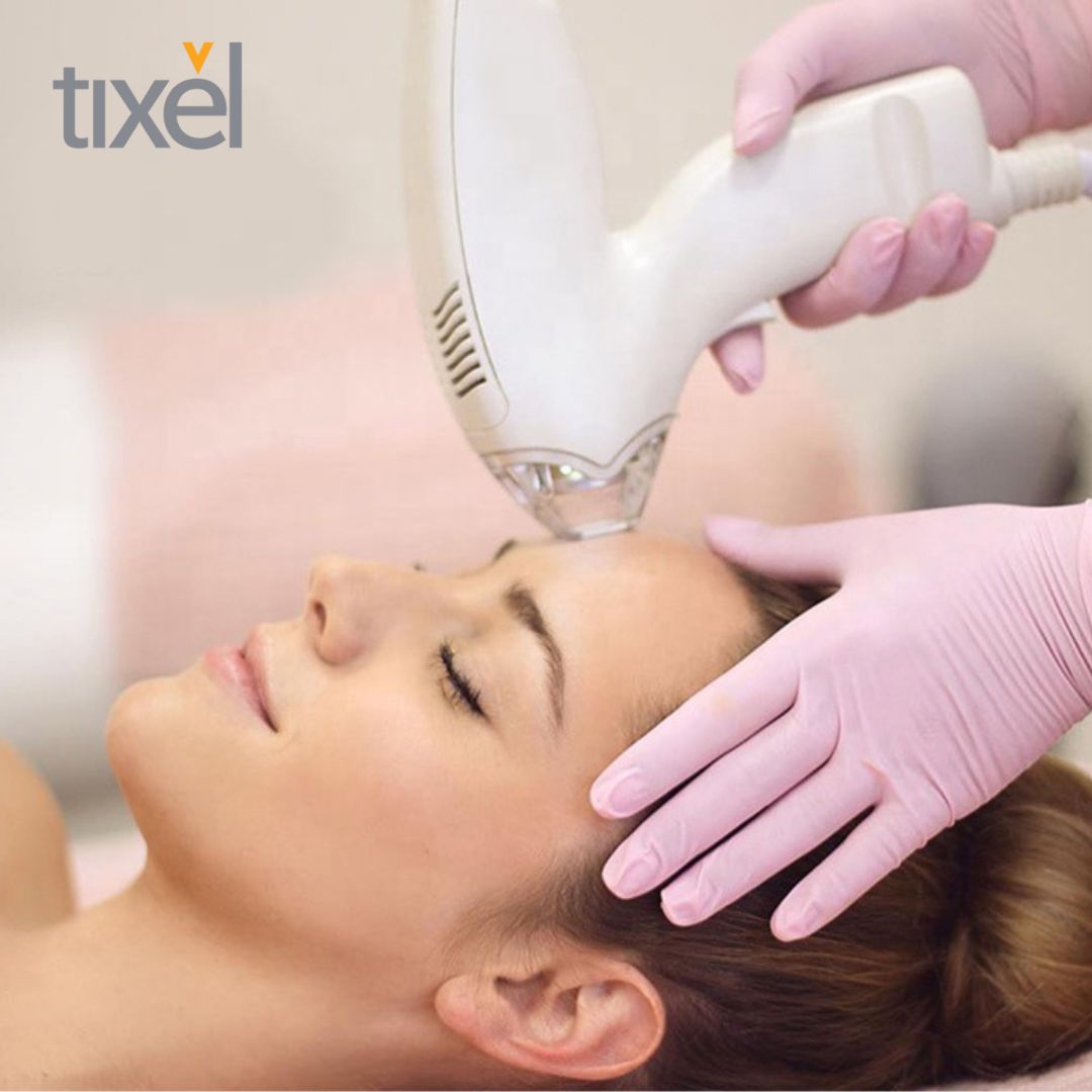 Professional Tixel treatment at Pretty and Poised Medical Aesthetics