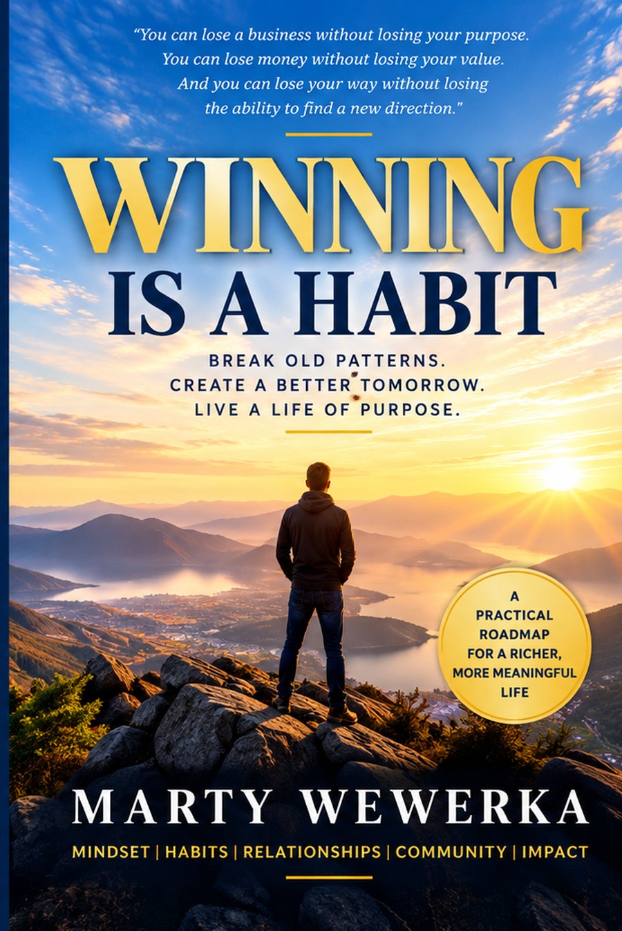 Front cover of Winning is a Habit by Marty Wewerka