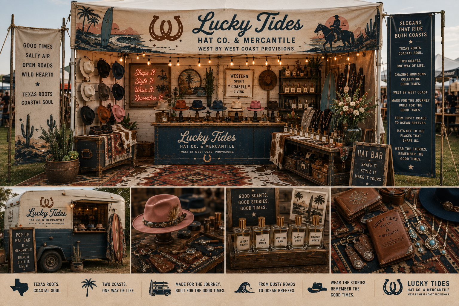 Lucky Tides Hat Co custom hats