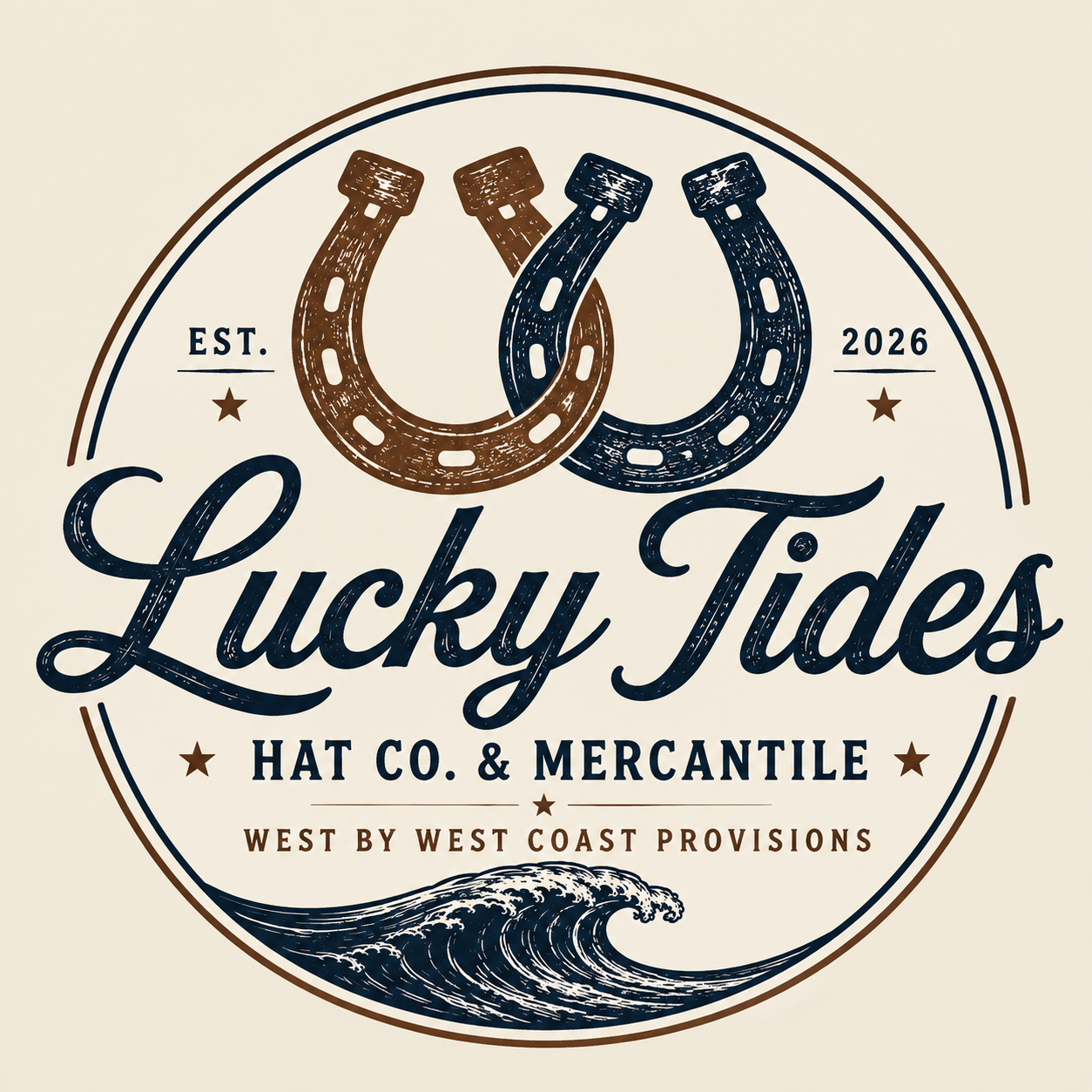 Lucky Tides Hat Co logo