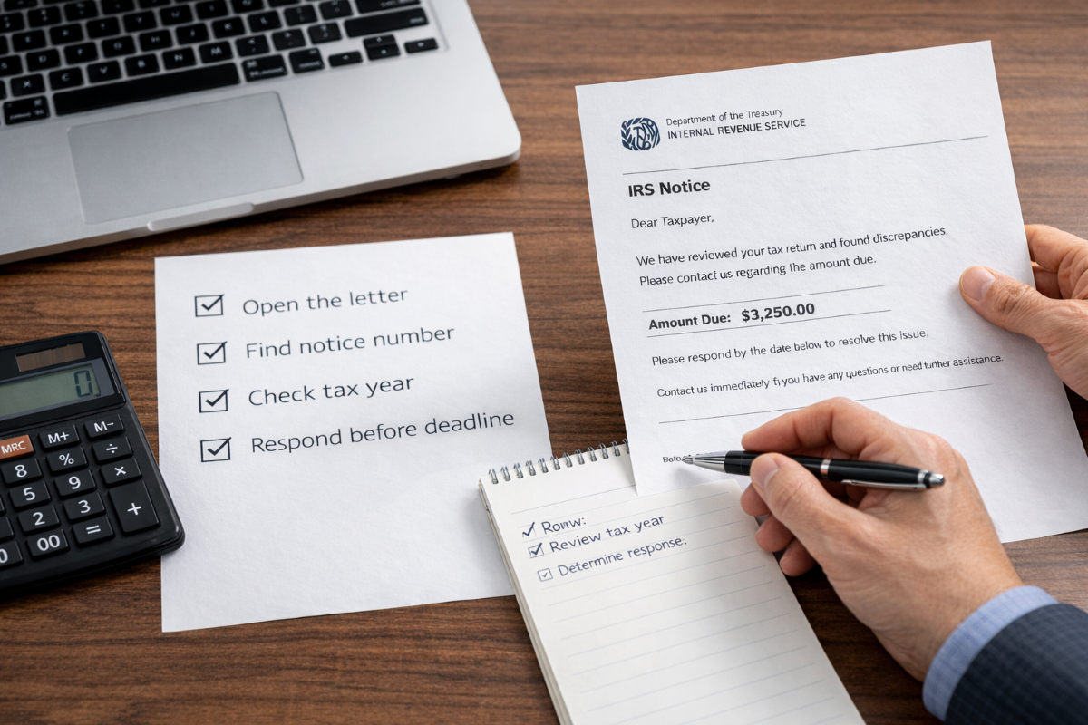 What Should I Do If I received IRS Letter? 