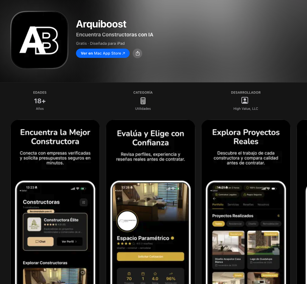 ArquiBoost App