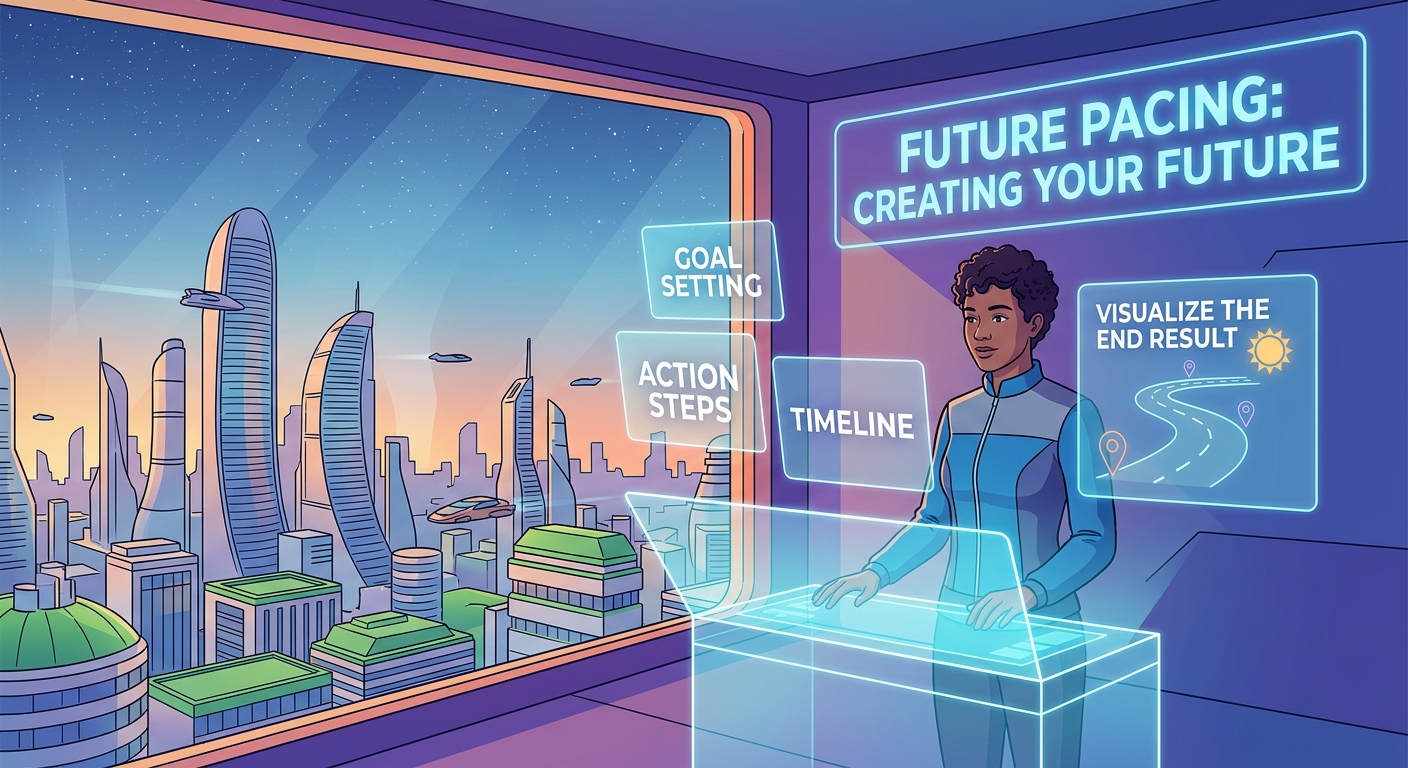 Manifesting using future pacing