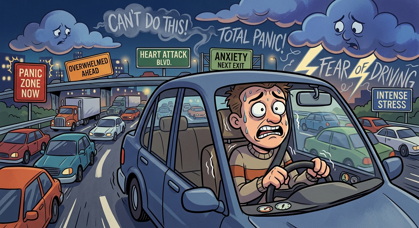 Overcoming Driving Anxiety: Is It a Heart Attack, a Panic Attack, or Fear of Driving?