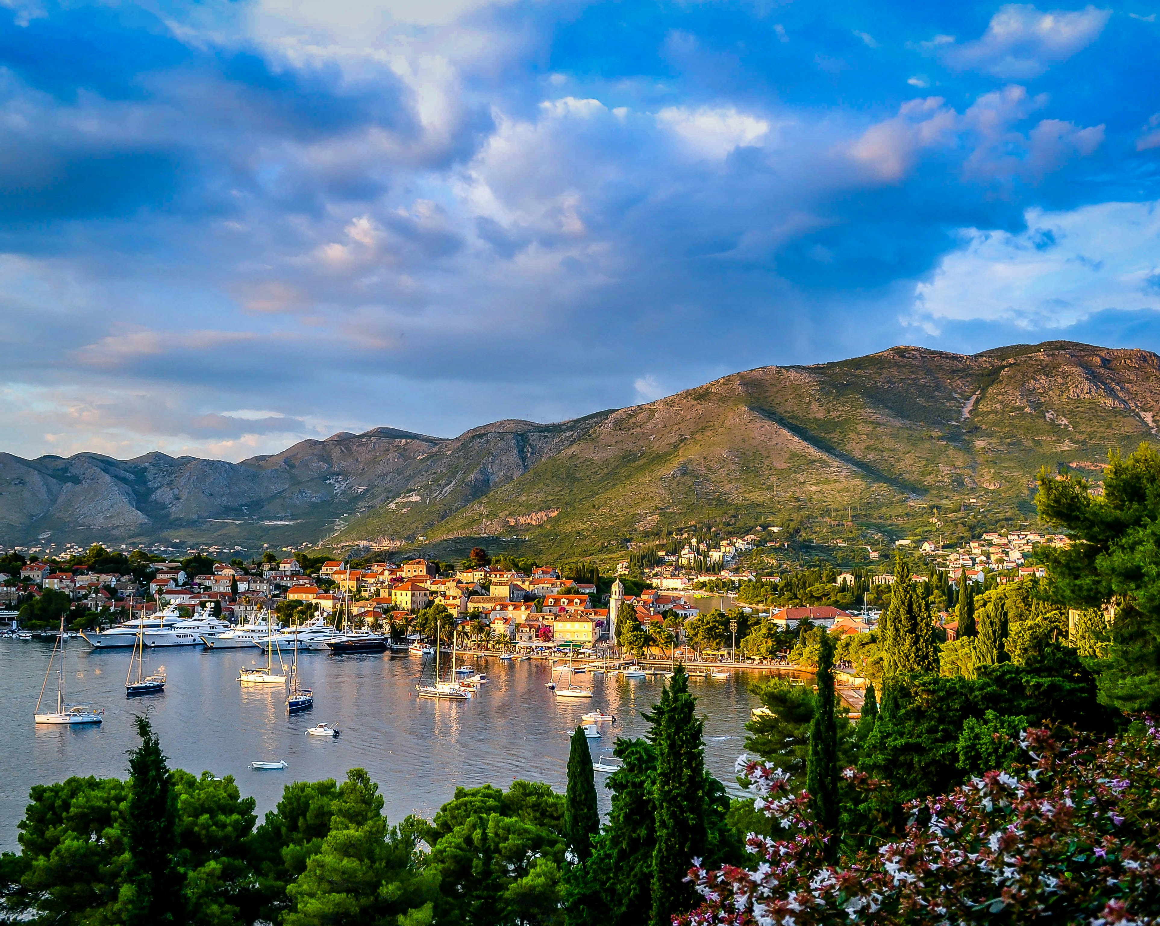 Croatian coastal town on the Adriatic