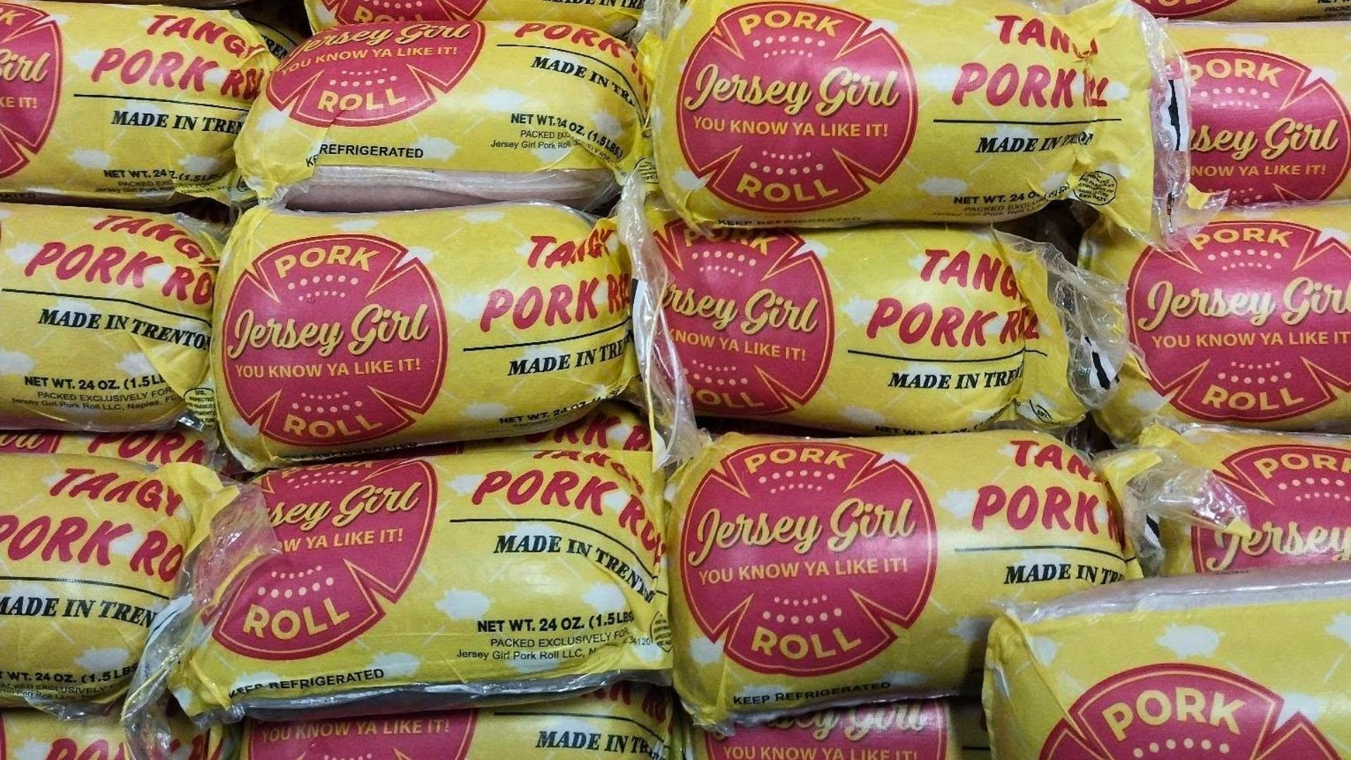 Hardwood smoke and pork roll production