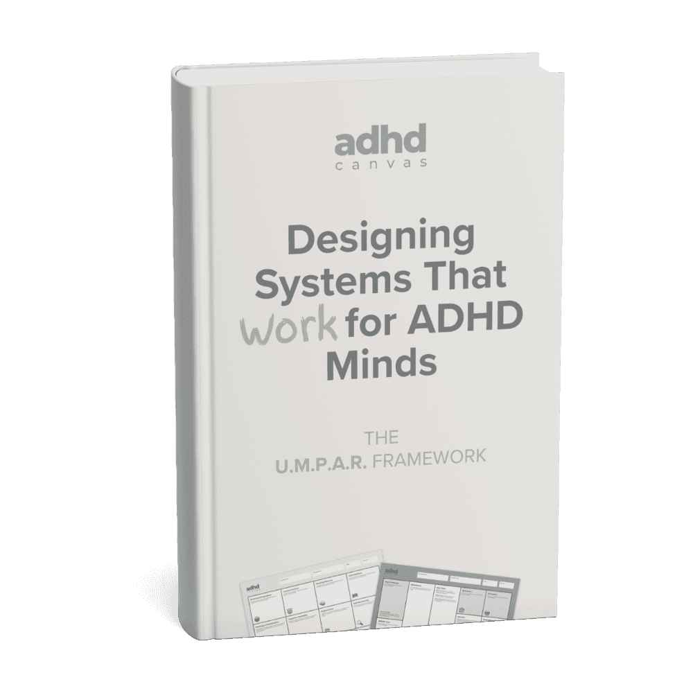 The ADHD Canvas & U.M.P.A.R. Framework Book Cover