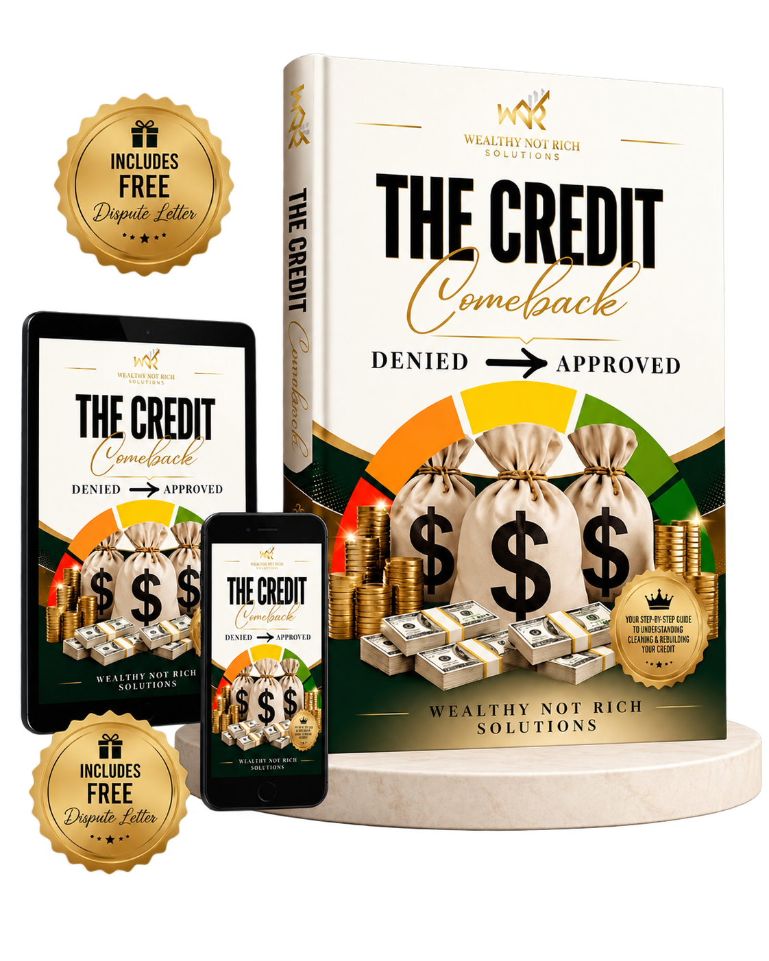 The Credit Comeback Mockup - Wealthy Not Rich Solutions