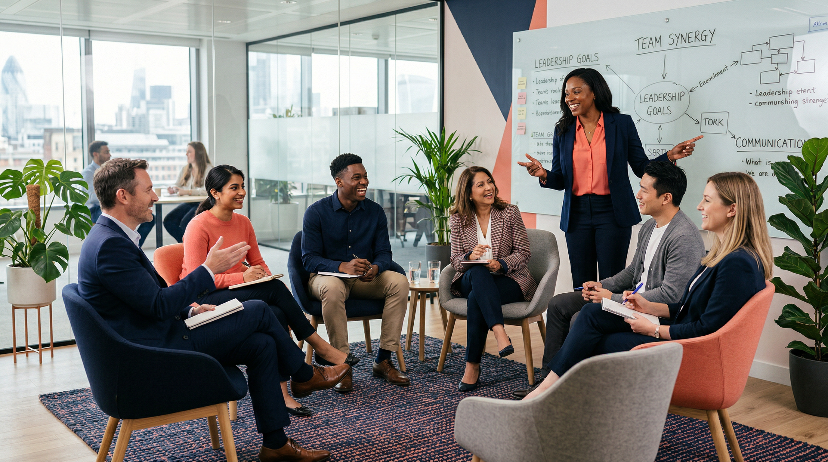 Group coaching session