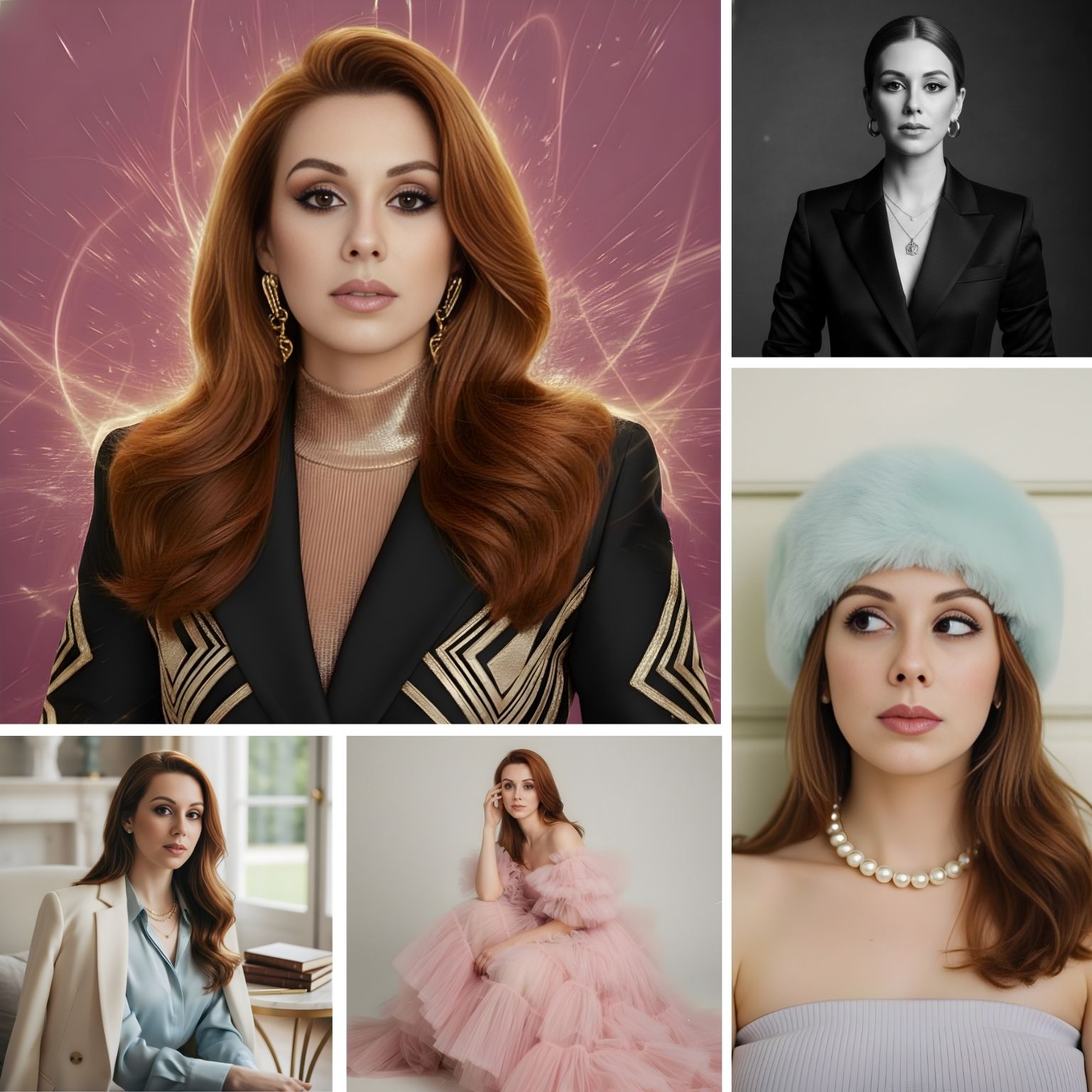 Ethereal luxury brand portrait