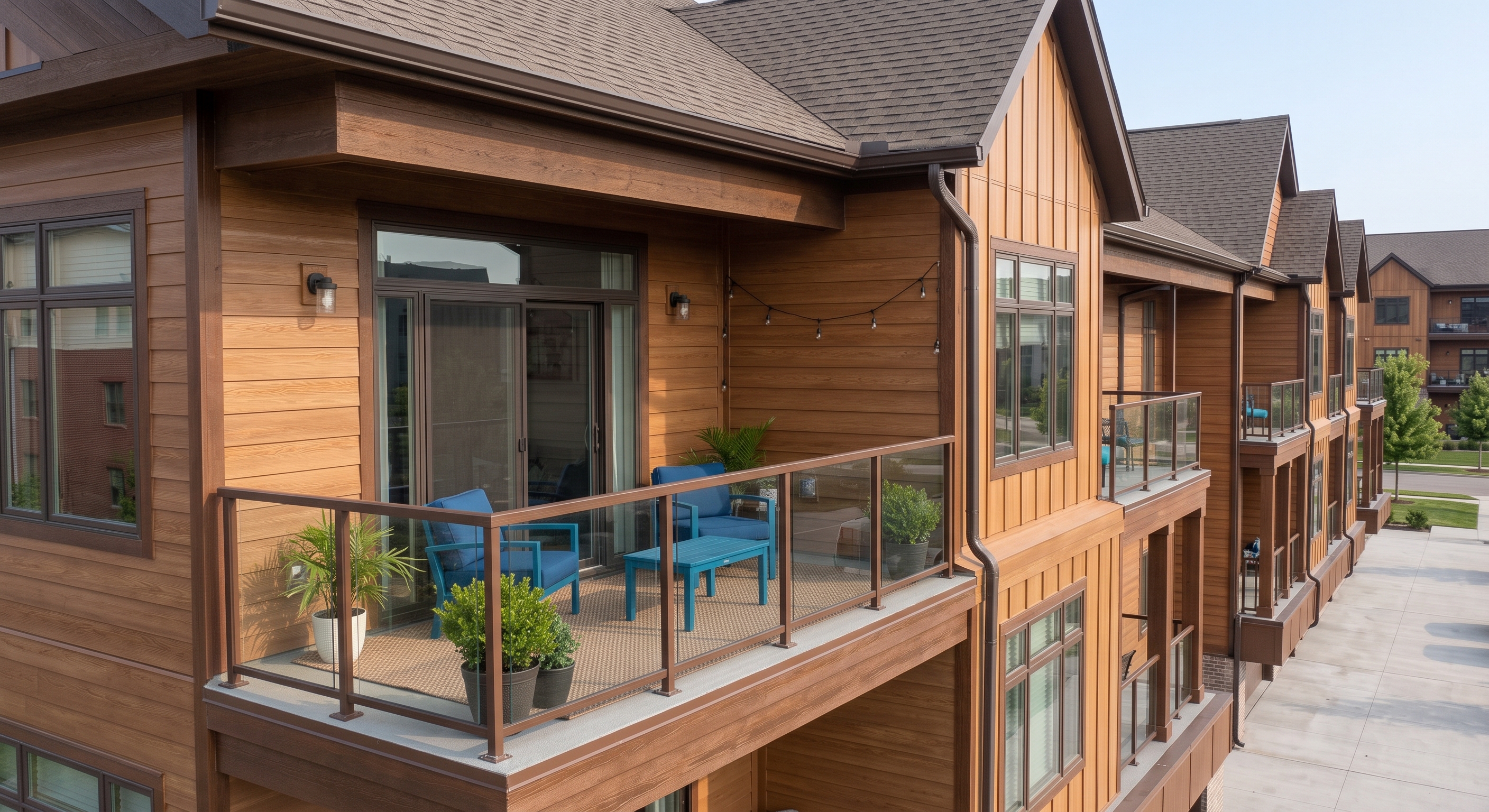 Multifamily building exterior